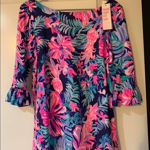 lilly pulitzer waverly ruffle top